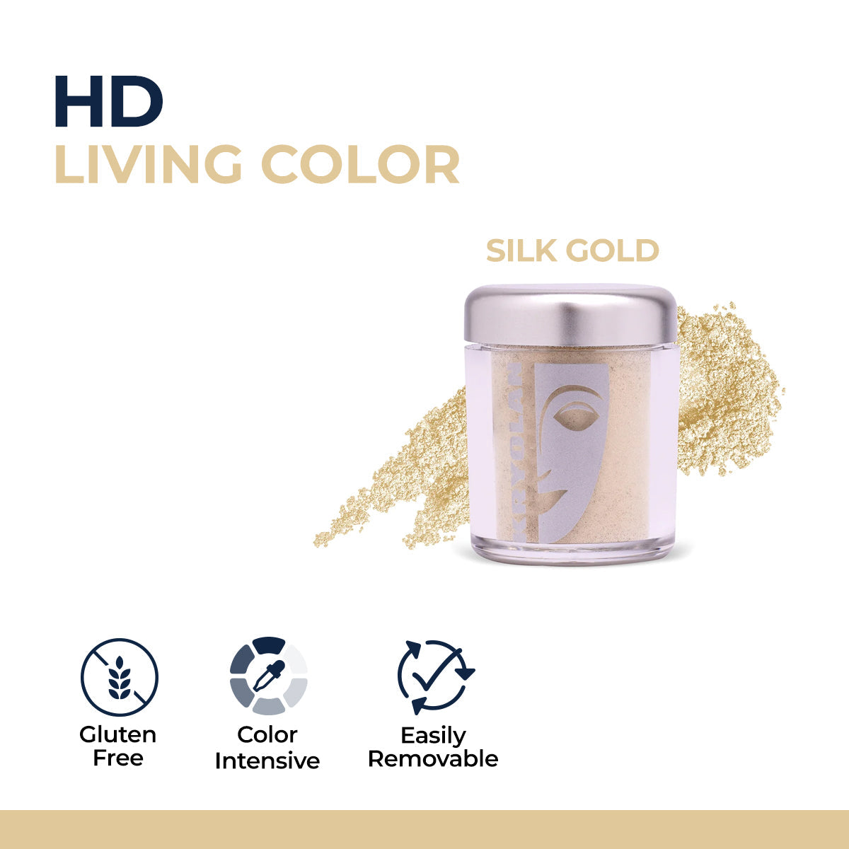 Kryolan - HD Living color - Silk Gold