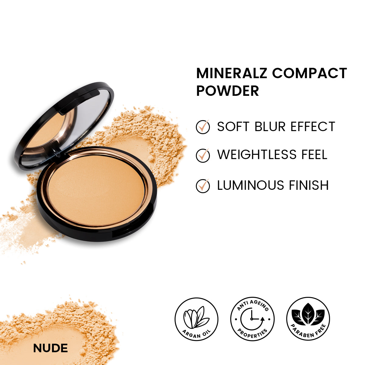 ST London - Mineralz Compact Powder - Nude