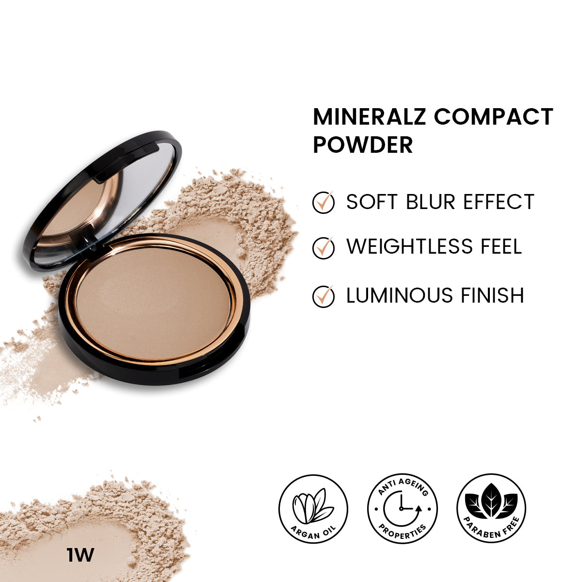 ST London - Mineralz Compact Powder - 1W