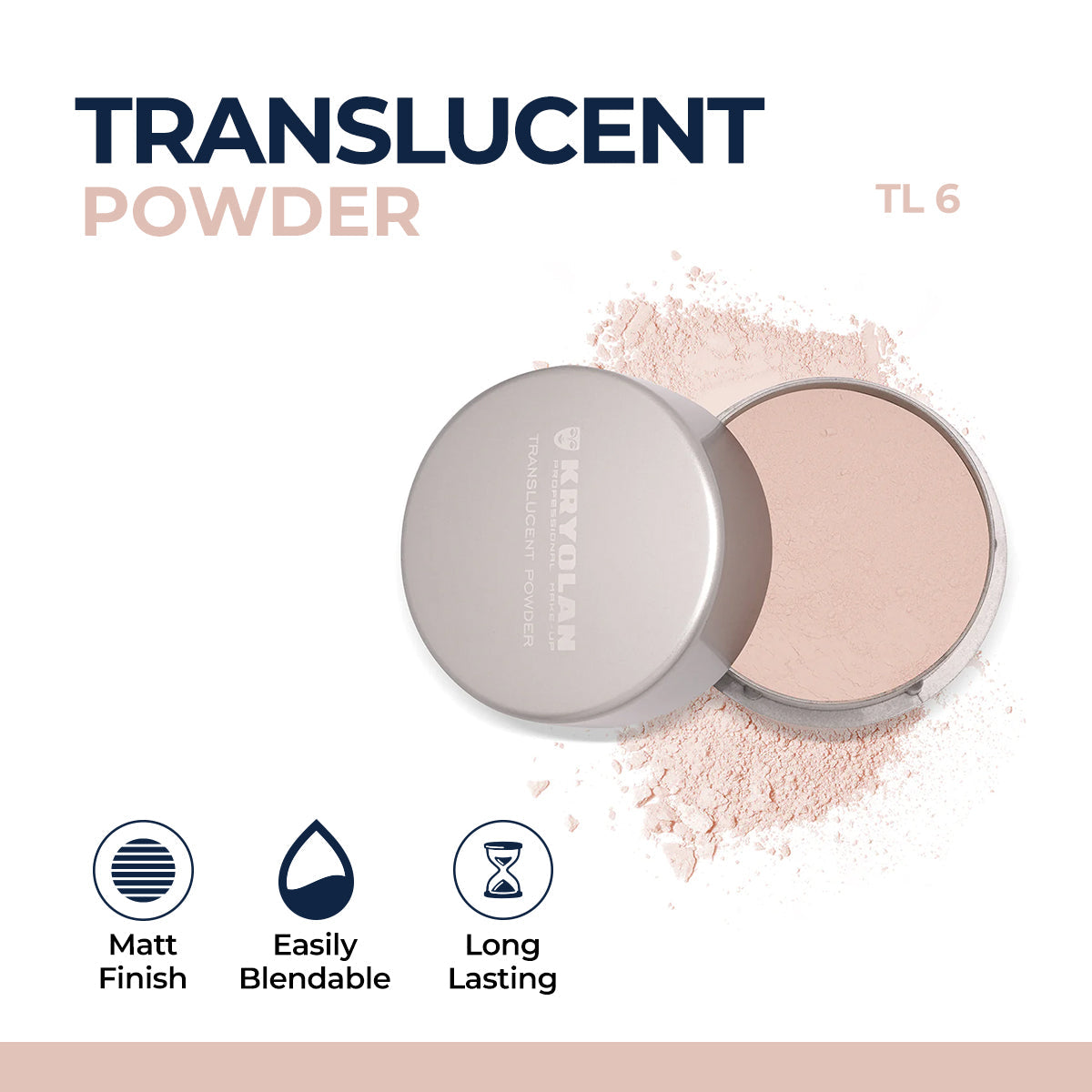 Kryolan - Translucent Powder - TL 6 60gm