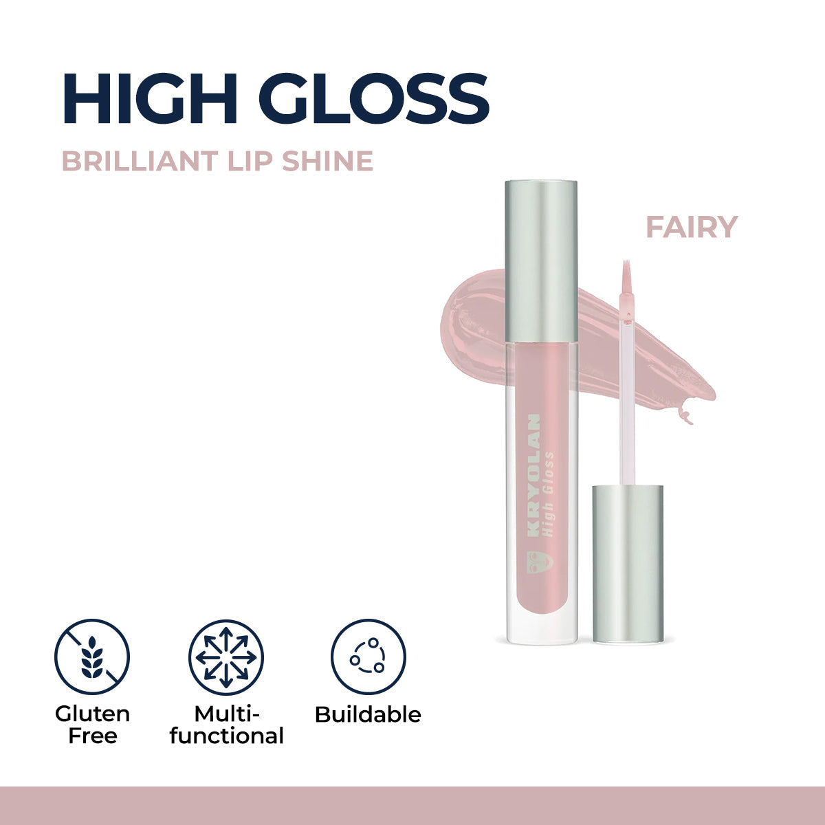Kryolan - High Gloss Brilliant Lip Shine - Fairy