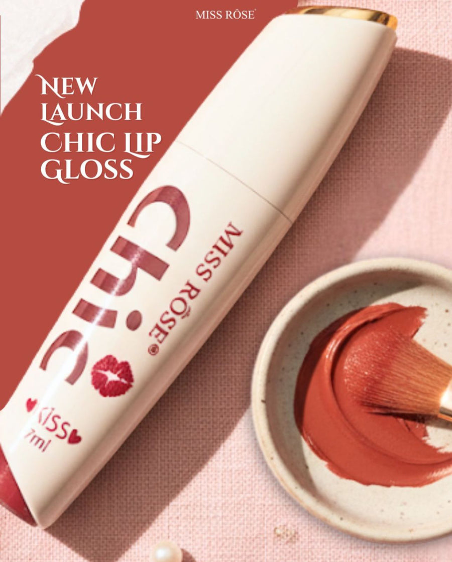 Miss Rose Chic Kiss Long-lasting glossy finish Lip Gloss