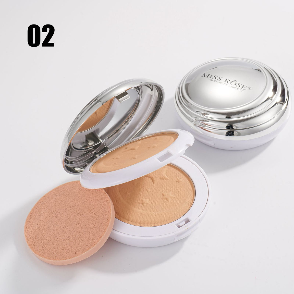 Miss Rose Compact Powder Star & Moon 7003-036Yd