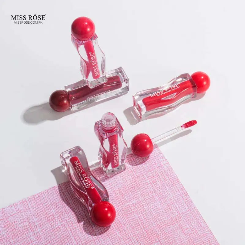 Miss Rose makeup 3 PC Seaweed Matte Lip Gloss Lipstick