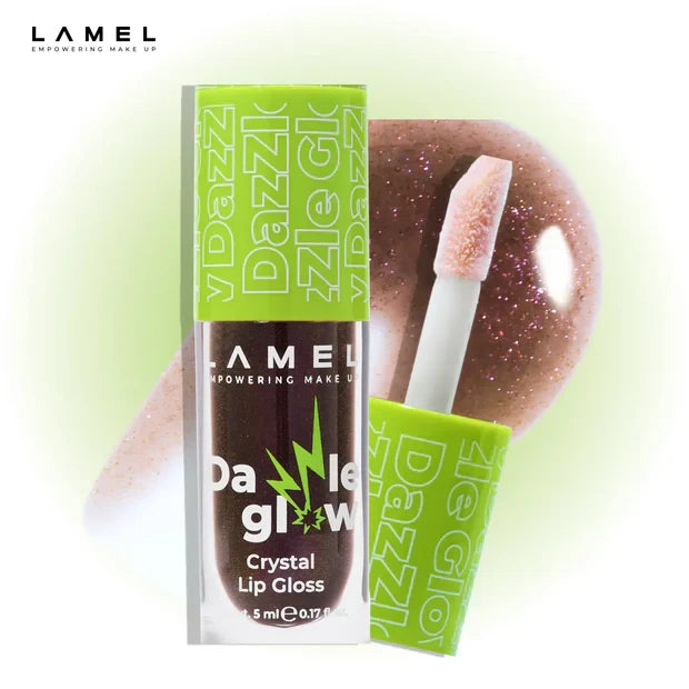 LAMEL Dazzle Glow Lip Gloss 408 Cherry Cola