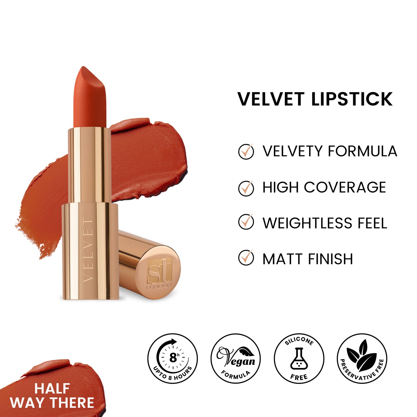 ST London - Velvet Ultra Matt Lipstick - Half way there