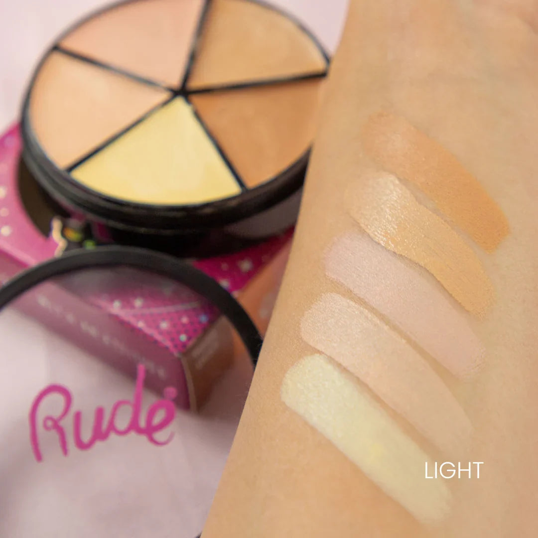 Rude Cosmetics Fabulous Concealer Wheel Light 7.5gm