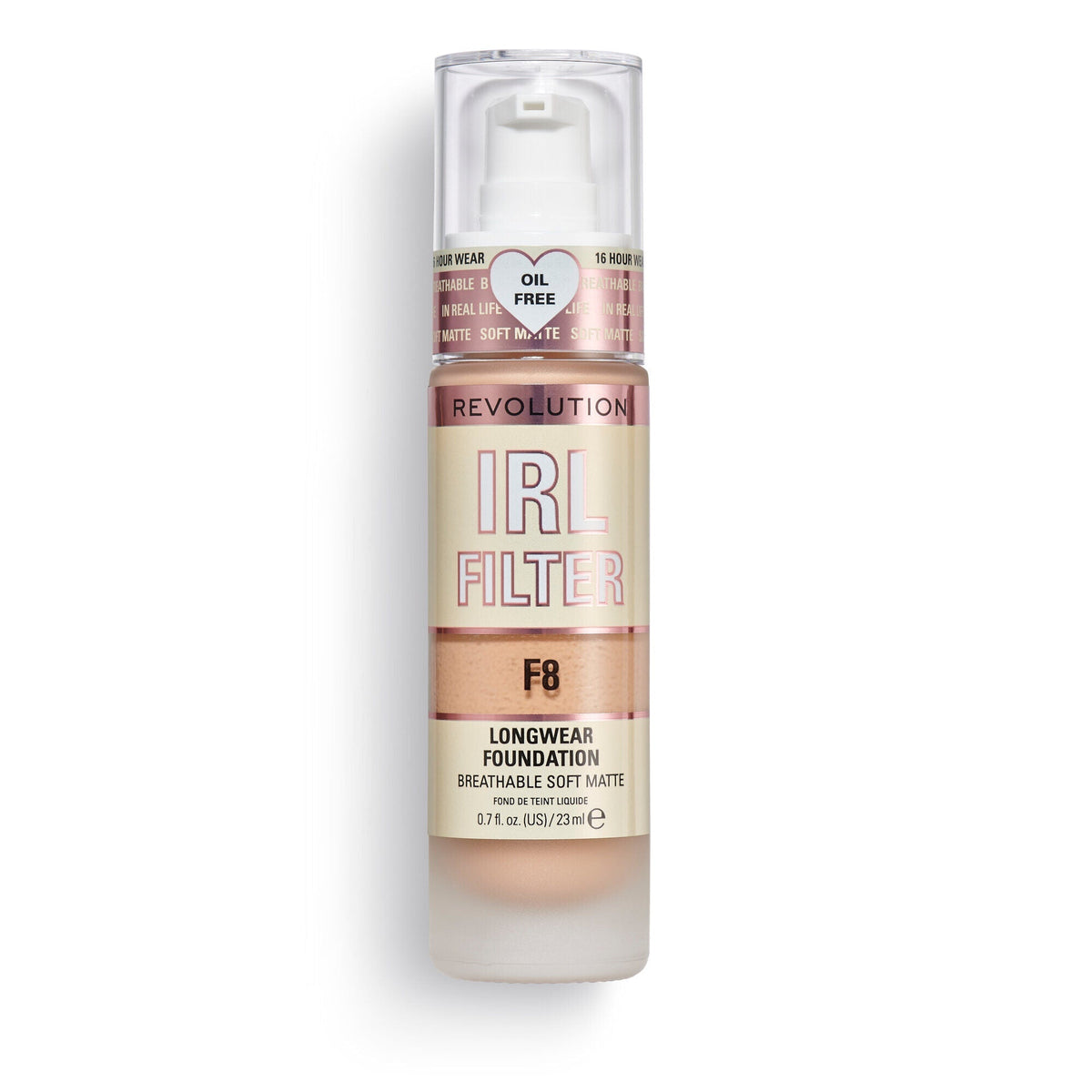 Makeup Revolution IRL Filter Longwear Foundation F8 23ml