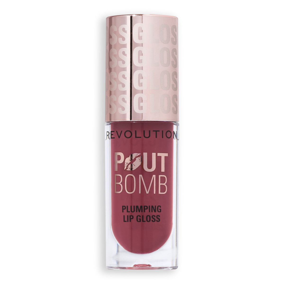 Revolution Pout Bomb Plumping Gloss Wild Mauve Pink