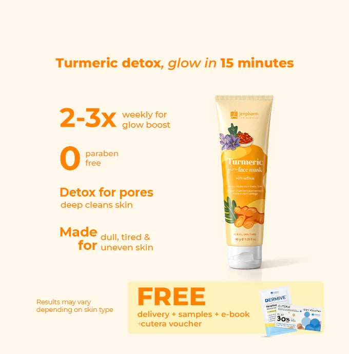 Jenpharm-Jenpharm Turmeric Glow Face Mask-40G