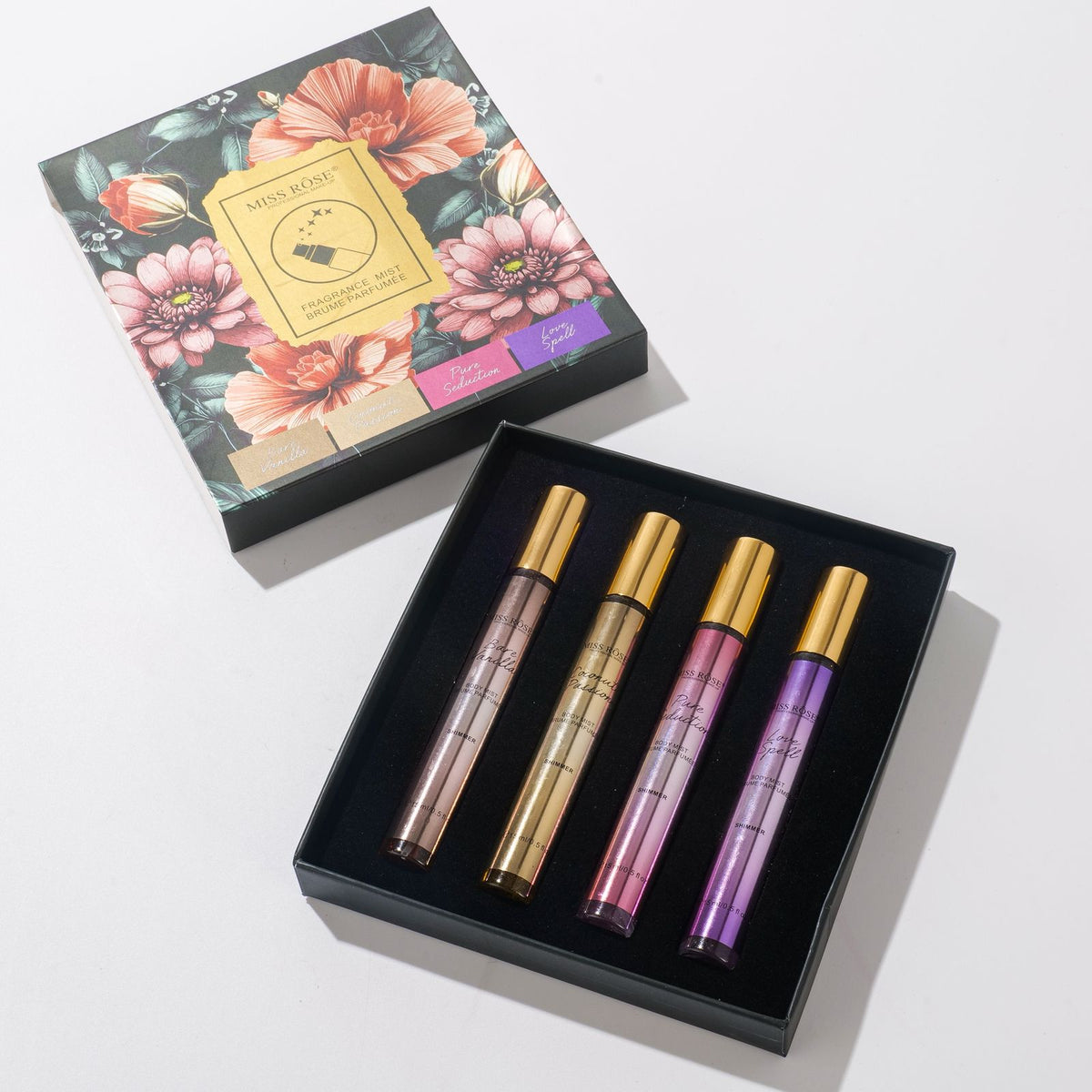 Miss Rose 4pcs Fragrance Perfume Mist For Girls & Women
