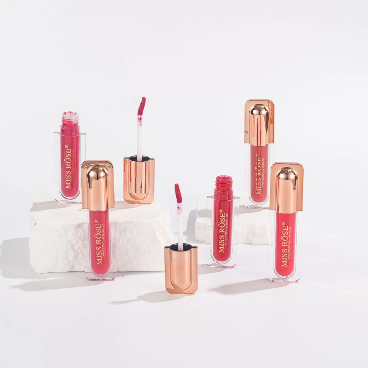 Missrose Pack of 03 Velvet Luxe Liquid Lip Gloss
