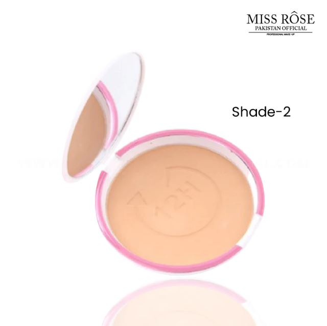 MISS ROSE 3D Contour Moisture Whiteing Two-way Pressed Powder Cake 16g