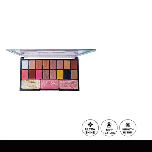 Glamorous Face Eyeshadow Palette 14 Shimmer 2 Matte Terracotta Blush Highlighter 02