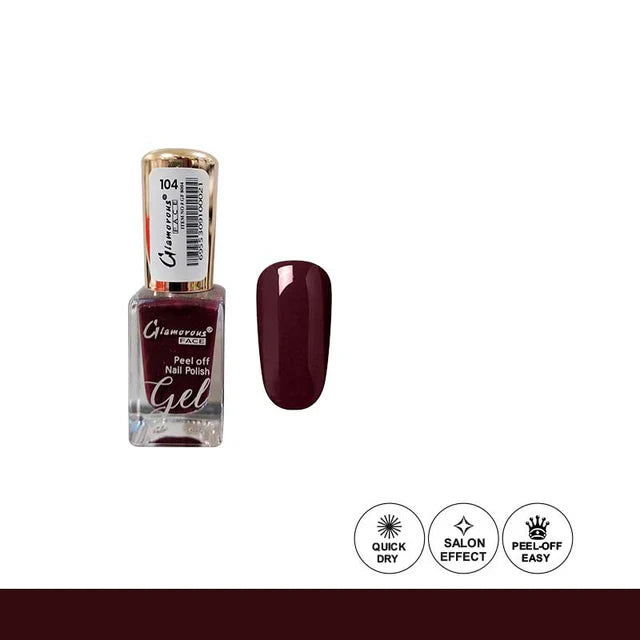 Glamorous Face Gel Peel Off Nail Polish (50 Colours)