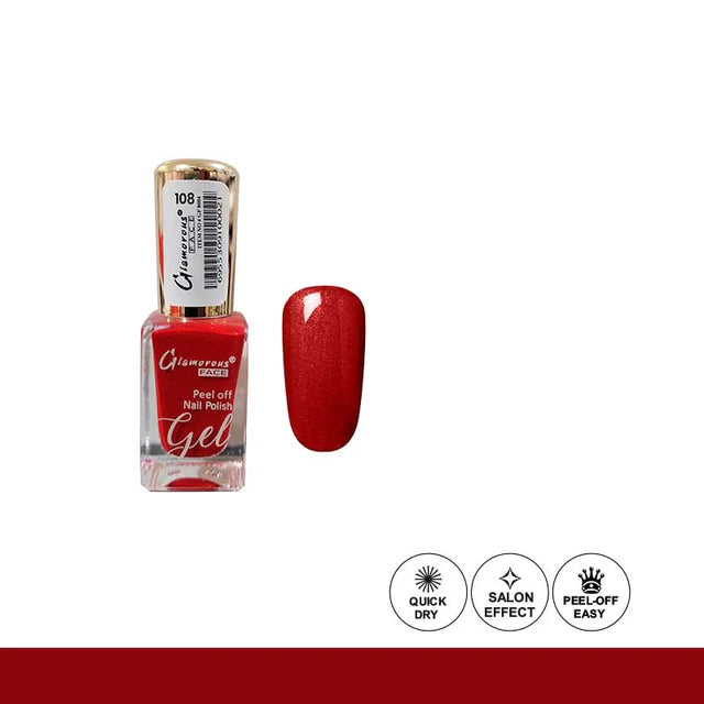 Glamorous Face Gel Peel Off Nail Polish (50 Colours)
