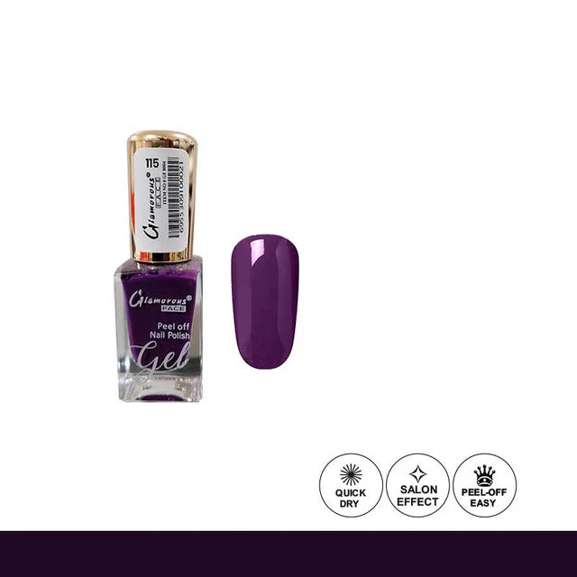 Glamorous Face Gel Peel Off Nail Polish (50 Colours)