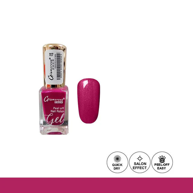 Glamorous Face Gel Peel Off Nail Polish (50 Colours)