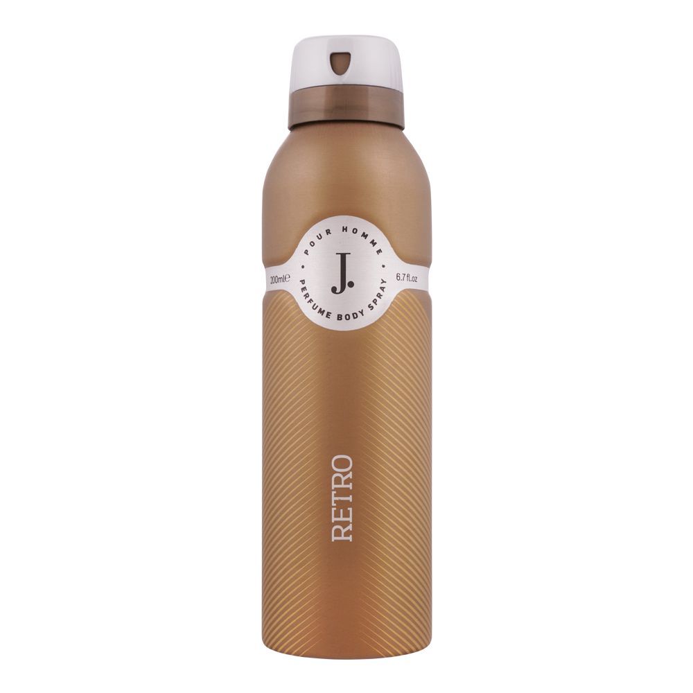 J. Retro Perfume Body Spray 200Ml