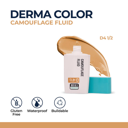 Kryolan - Derma Color Camouflage Fluid - D4 1/2