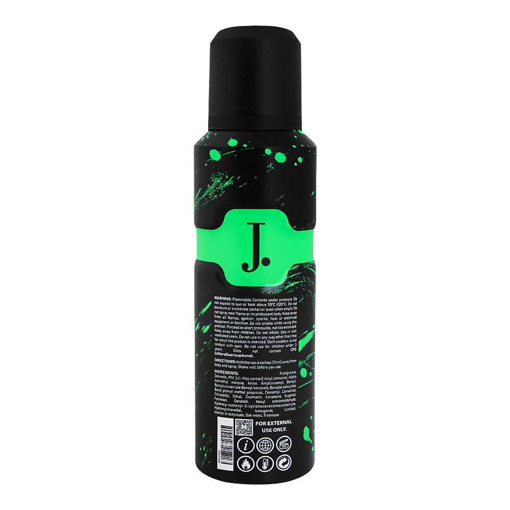 J. No Gas Perfume Body Spray – Exodus – 120ml