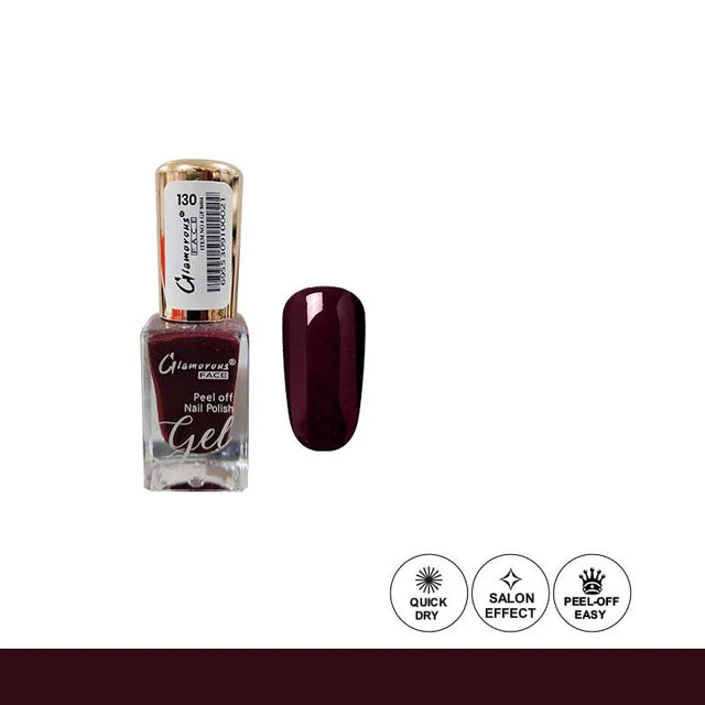 Glamorous Face Gel Peel Off Nail Polish (50 Colours)