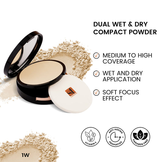 ST London - Dual Wet & Dry Compact Powder - 1W
