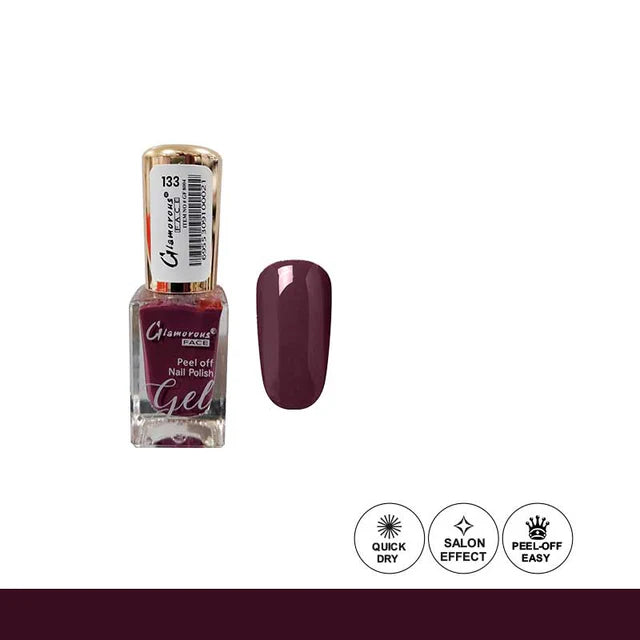 Glamorous Face Gel Peel Off Nail Polish (50 Colours)