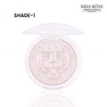 Miss Rose Leopard Print Shimmer Highlighter Pressed Powder Highlighter