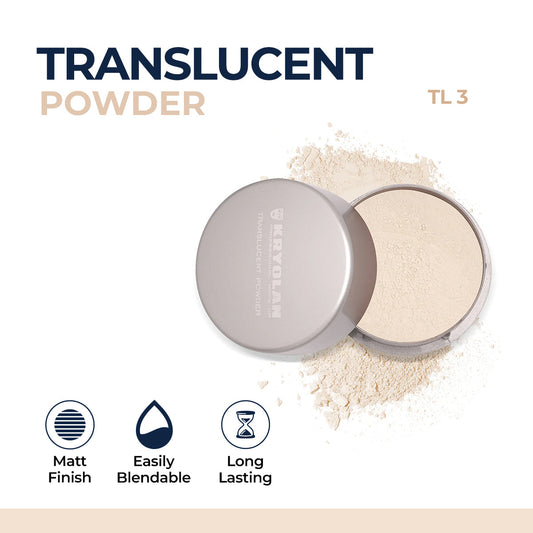 Kryolan - Translucent Powder - TL 3 60gm