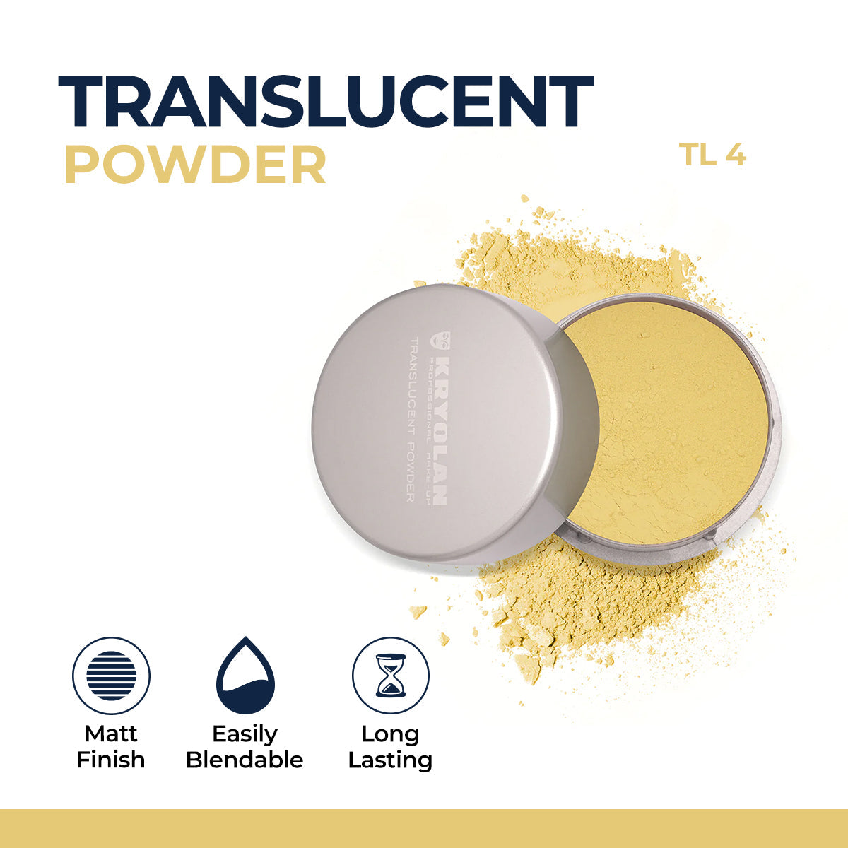 Kryolan - Translucent Powder - TL 4 60gm