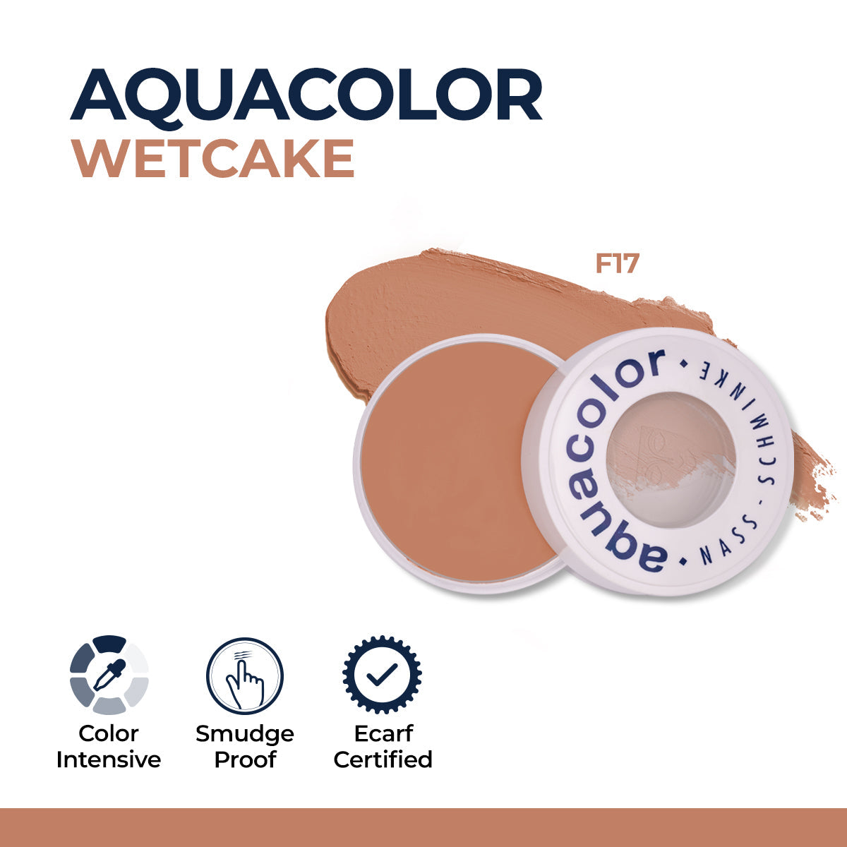 Kryolan - Aquacolor Wetcake - F17