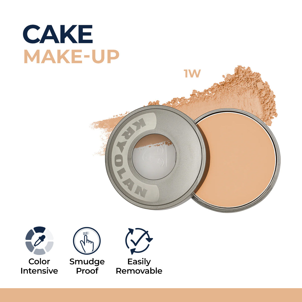 Kryolan - Dry Cake - 1W