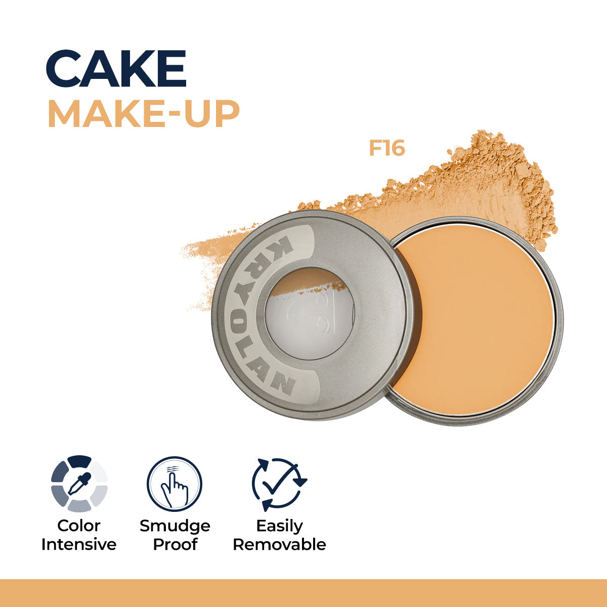 Kryolan - Dry Cake -  f16