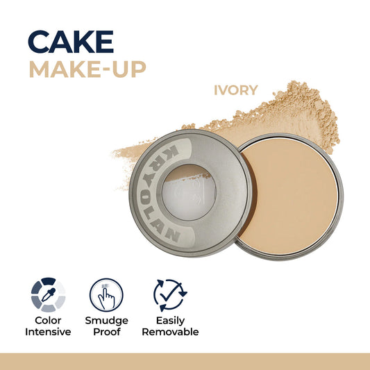 Kryolan - Dry Cake - Ivory