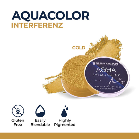 Kryolan - Aquacolor Interferenz - Gold