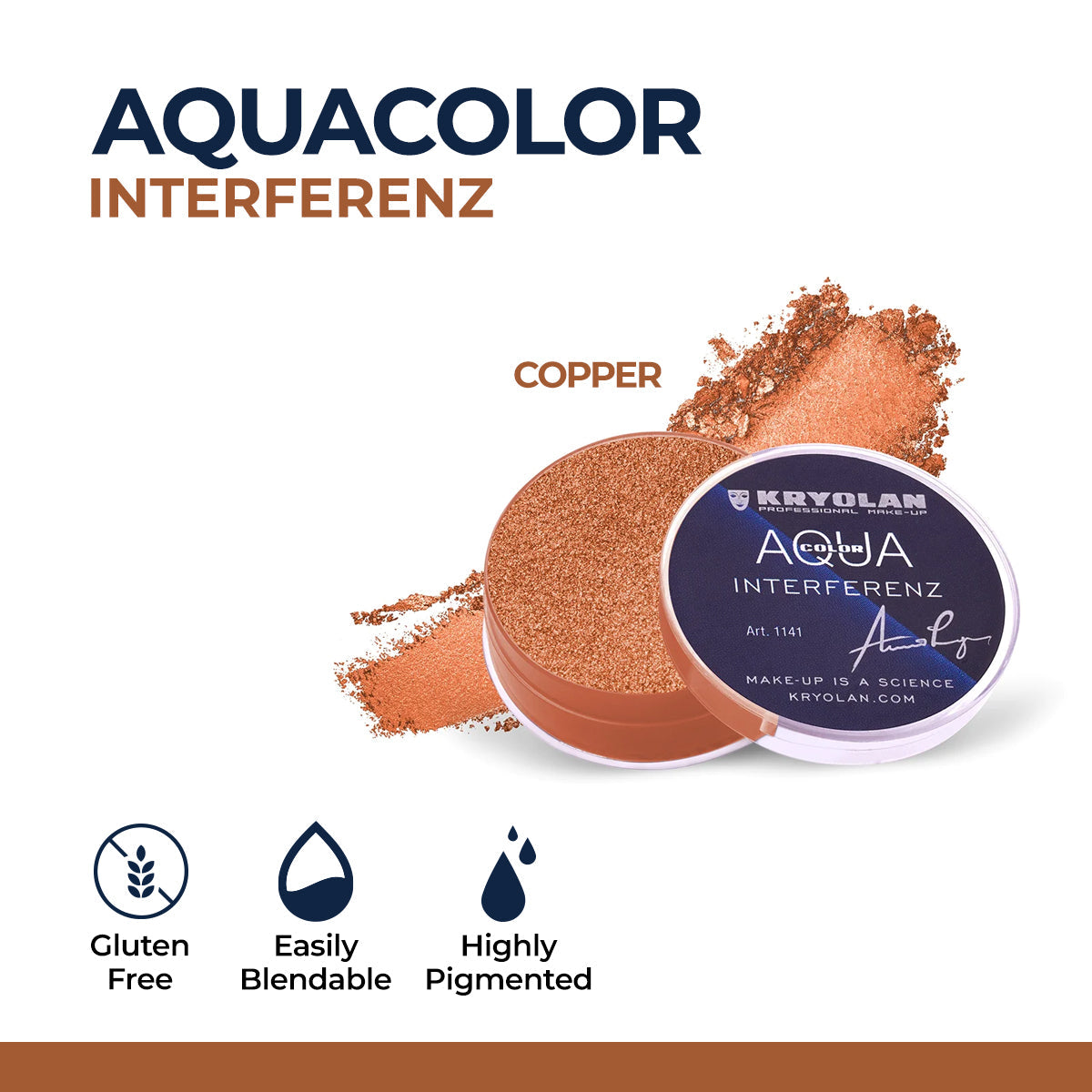 Kryolan - Aquacolor Interferenz - Copper