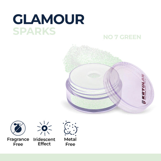 Kryolan - Glamour Sparks - NO.7 Green