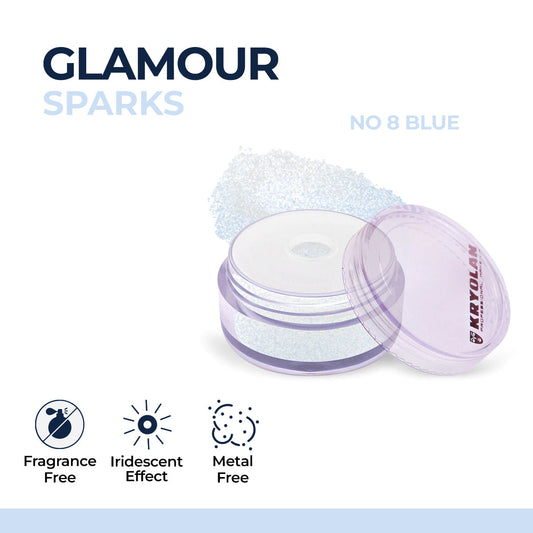 Kryolan - Glamour Sparks - NO.8 Blue