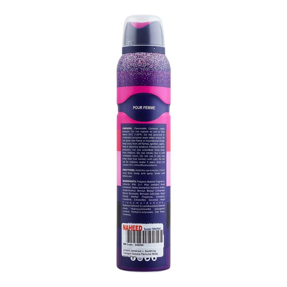 J. Soothing Twilight Perfume Body Spray-200Ml