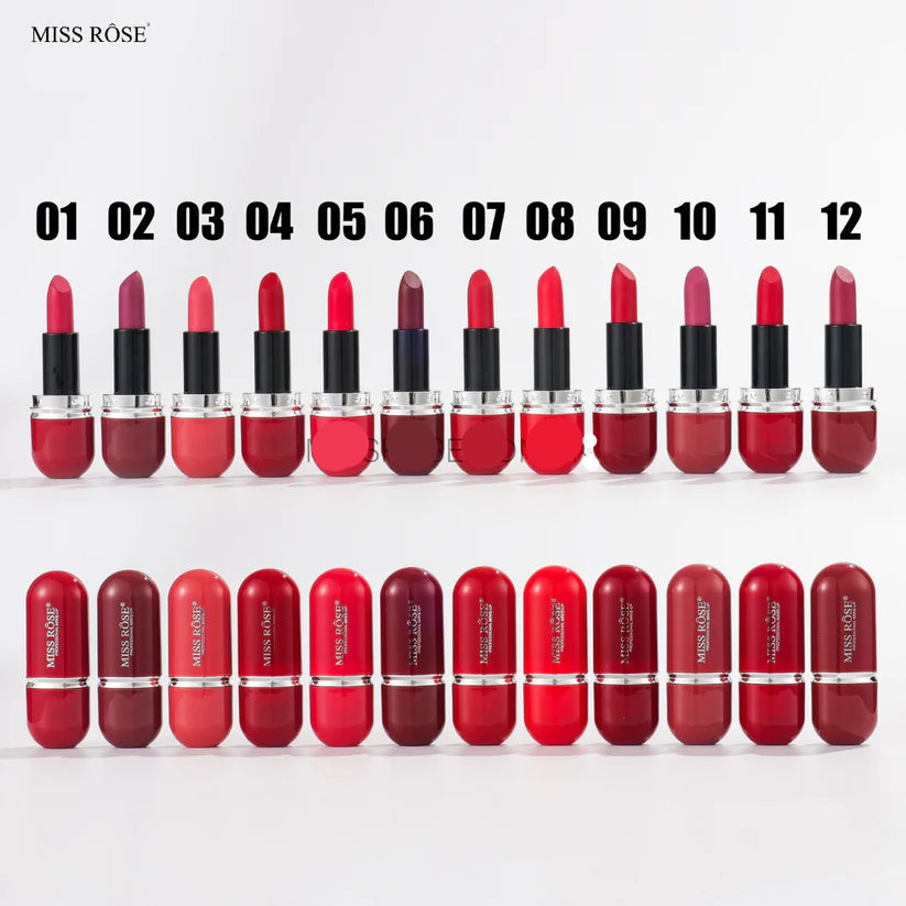 Miss Rose Coral Charm Capsule Lipstick 7301-498Z24