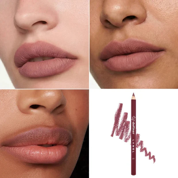 Lamel Contour Pencil Lip Definer 407 Dusty Rose