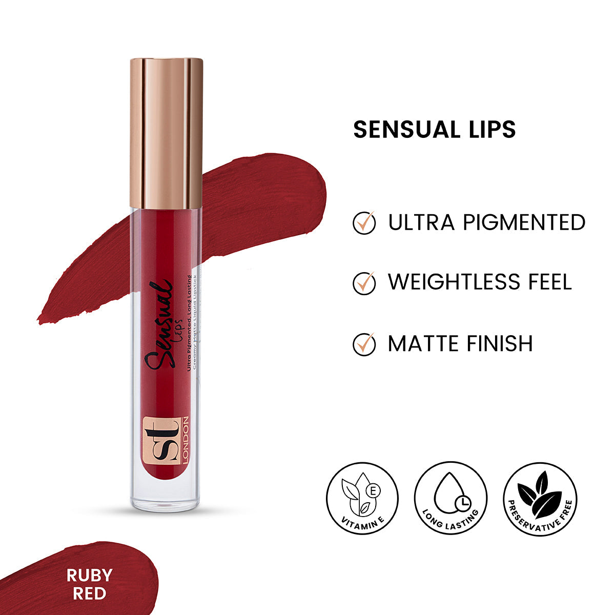 ST London - Sensual Lips - Ruby Red