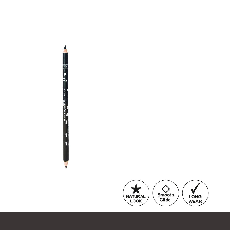 Glamorous Face 2 In 1 Eyebrow Pencil