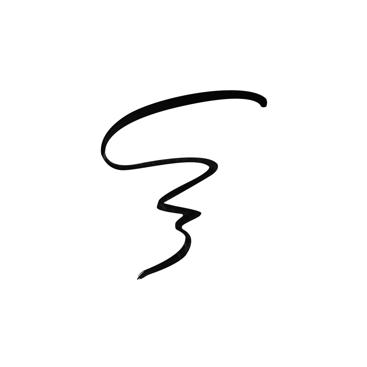 LAMEL Black Eyeliner With Soft Brush №401 Deep Black