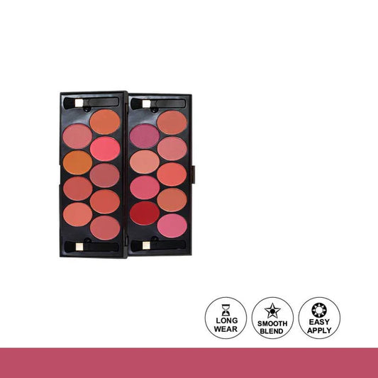 Glamorous Face 9+9 Baked & Matte Blushon Kit