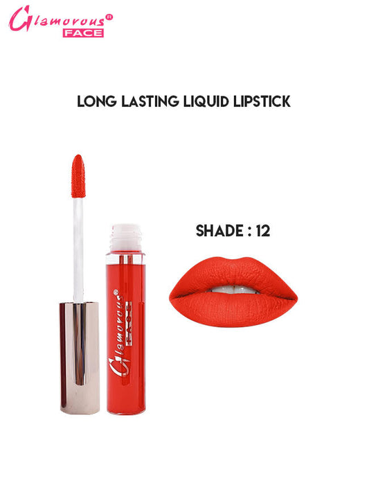 Glamorous Face Long-Lasting Liquid Lipstick Shade 12