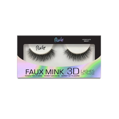 Rude Cosmetics Lush - Faux Mink 3D Lashes Accentuate