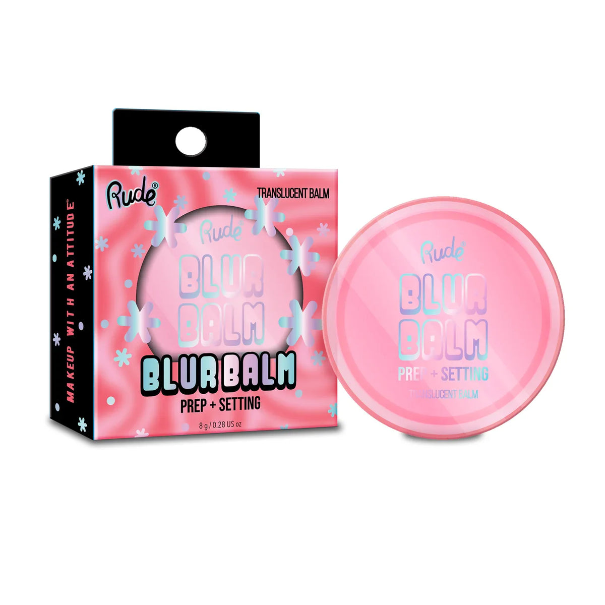 Rude Cosmetics Blur Balm - Prep + Setting Translucent Balm 8gm