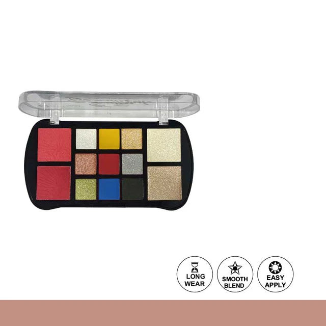 Glamorous Face Stay Beautiful Eyeshadow Blusher & Highlighter Palette